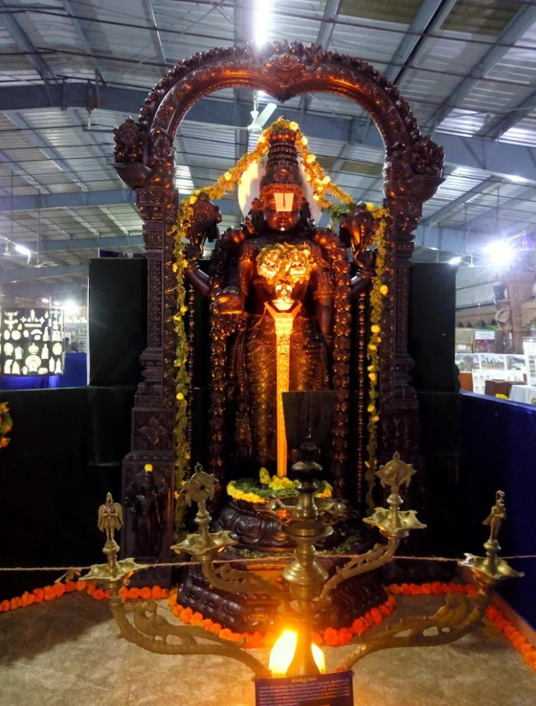 Sacred Temple Statue at Tirumala lord venkatesha