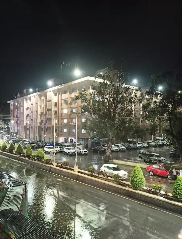 night-view-of-nandakam-rest-house-tirumala